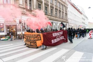 Demonstration gegen die Identitären 