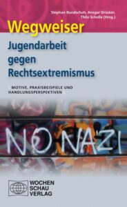 Das Titelbild es Sammelbandes zeigt ein schlichtes weißes Graffiti "No Nazi".