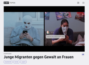 ORF Topos Fotos zu Beitrag "Junge Migranten gegen Gewalt an Frauen"