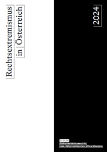 Titelseite des Berichts "Rechtsextremismus in Österreich 2024".